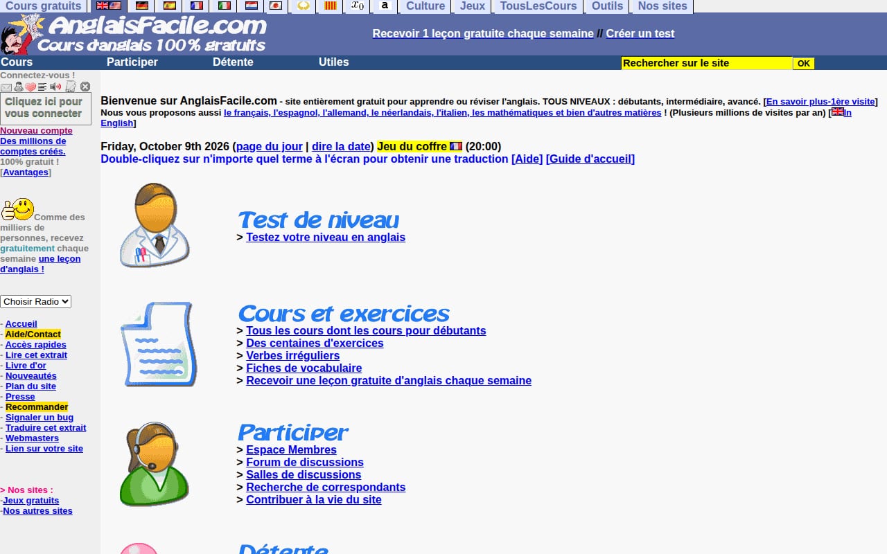 Capture d’écran de Anglaisfacile (1 sur 4)