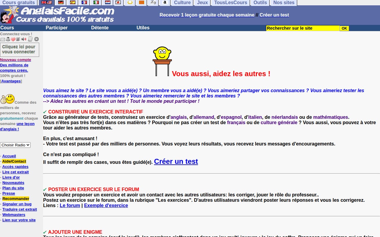 Capture d’écran de Anglaisfacile (3 sur 4)