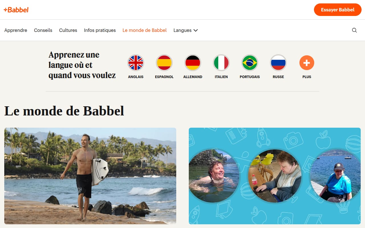 Capture d’écran de Babbel (3 sur 4)