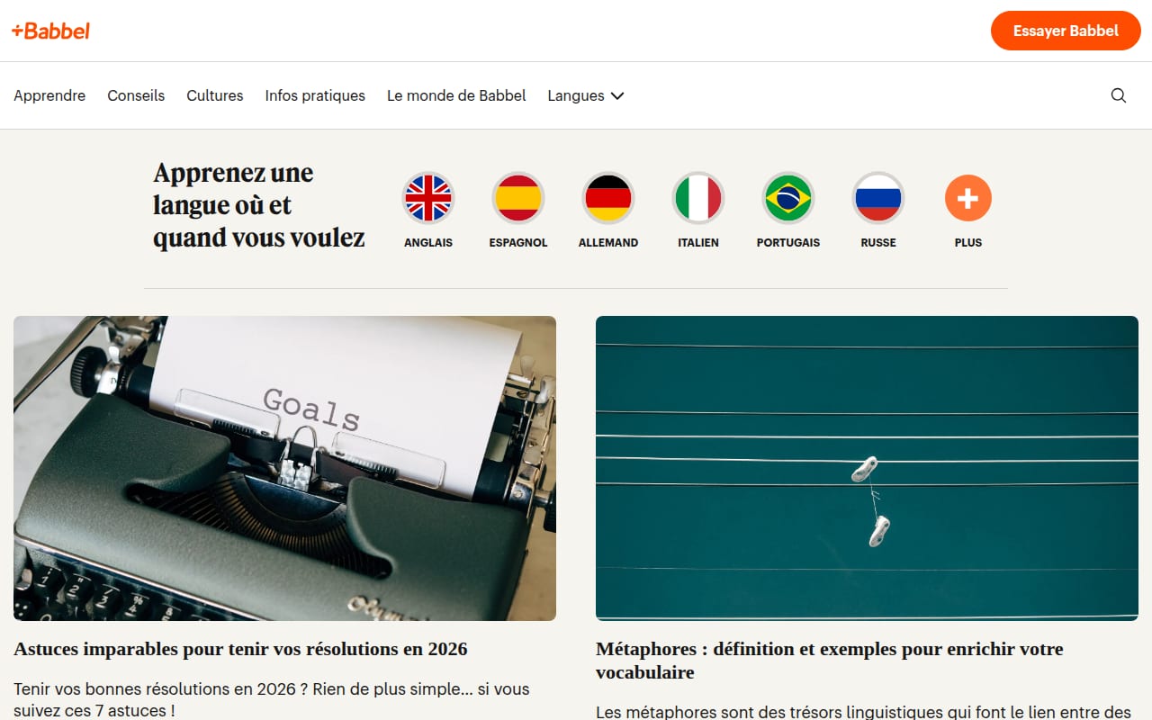 Capture d’écran de Babbel (4 sur 4)