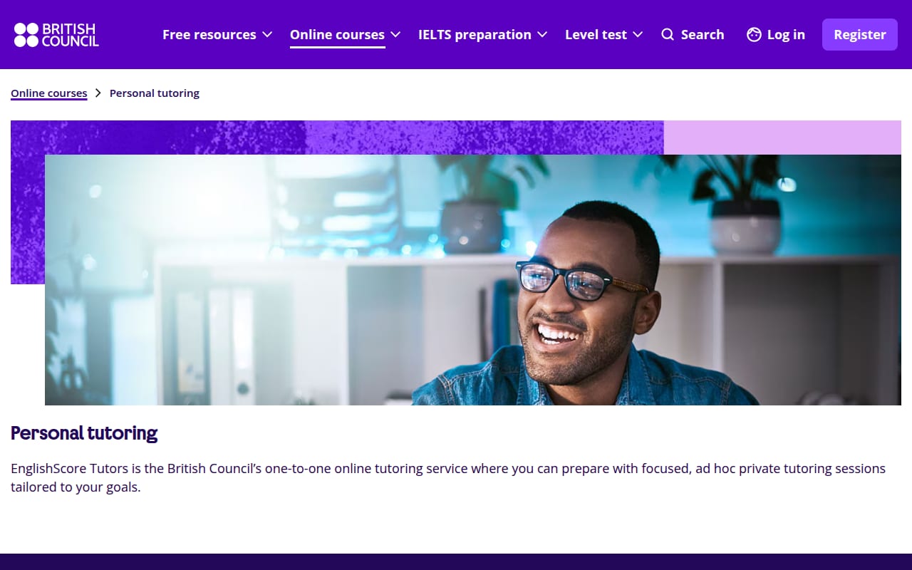 Capture d’écran de British Council LearnEnglish (3 sur 4)
