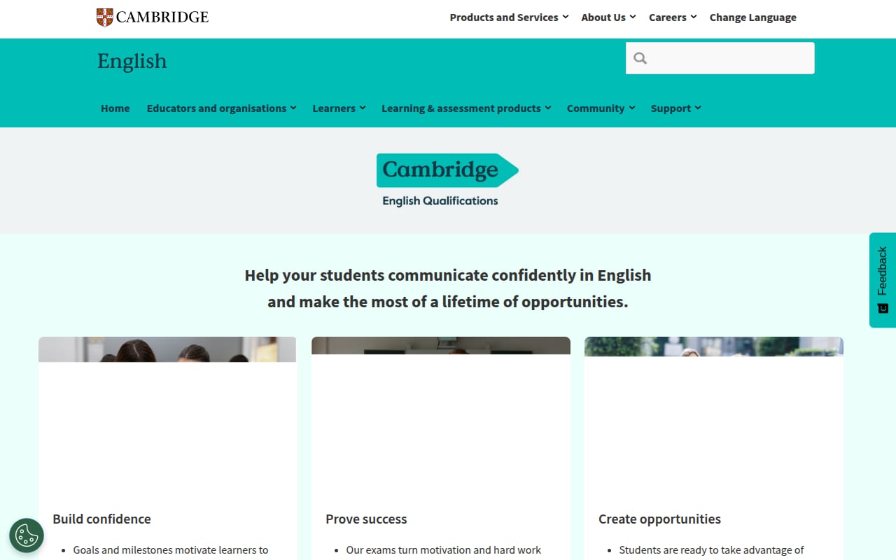 Capture d’écran de Cambridge – Test your English (4 sur 4)