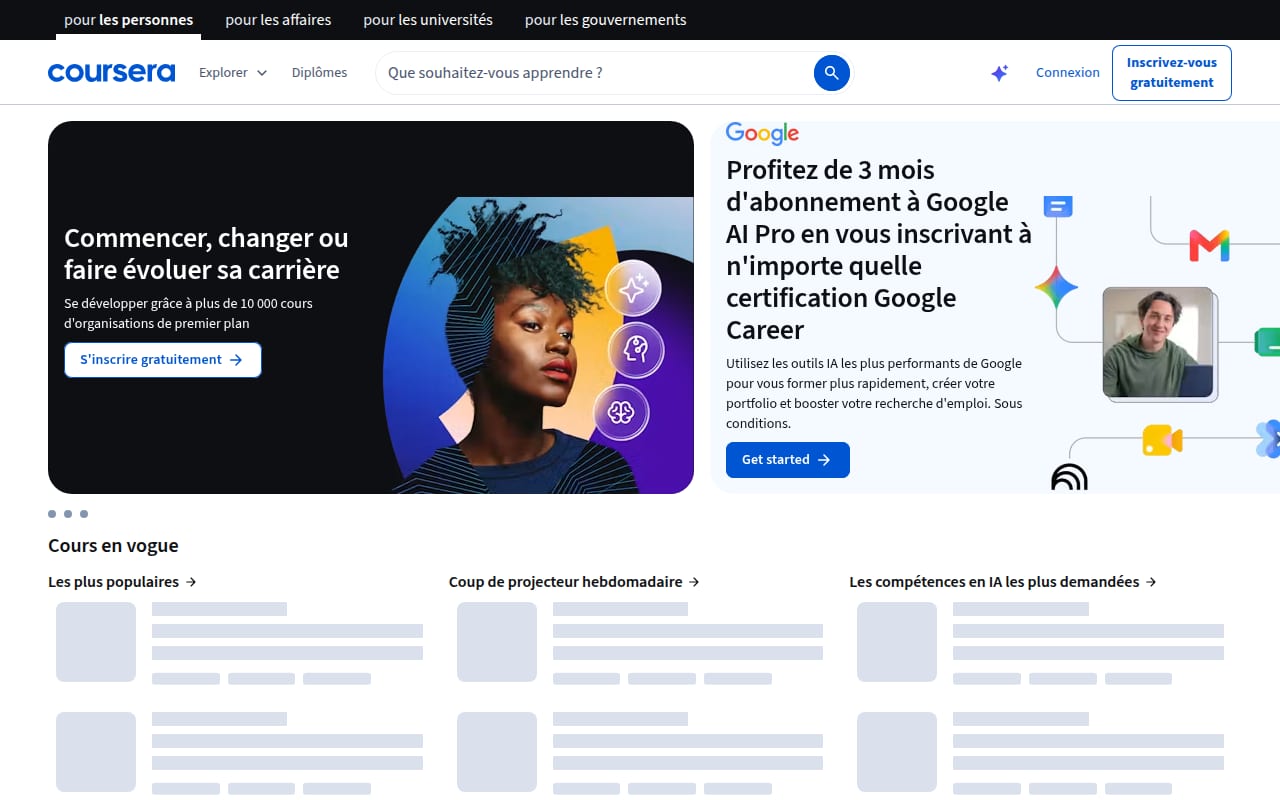 Capture d’écran de Coursera (1 sur 4)