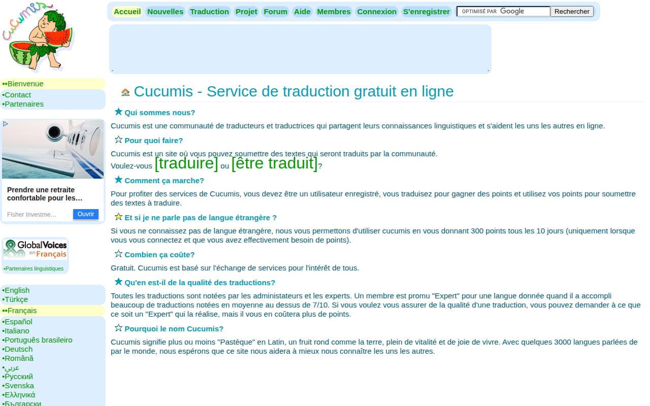 Capture d’écran de Cucumis (1 sur 3)