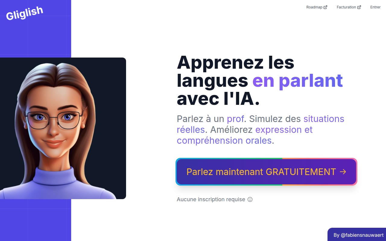 Capture d’écran de Gliglish (2 sur 3)