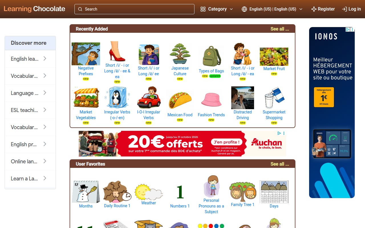 Capture d’écran de Learning Chocolate (1 sur 4)