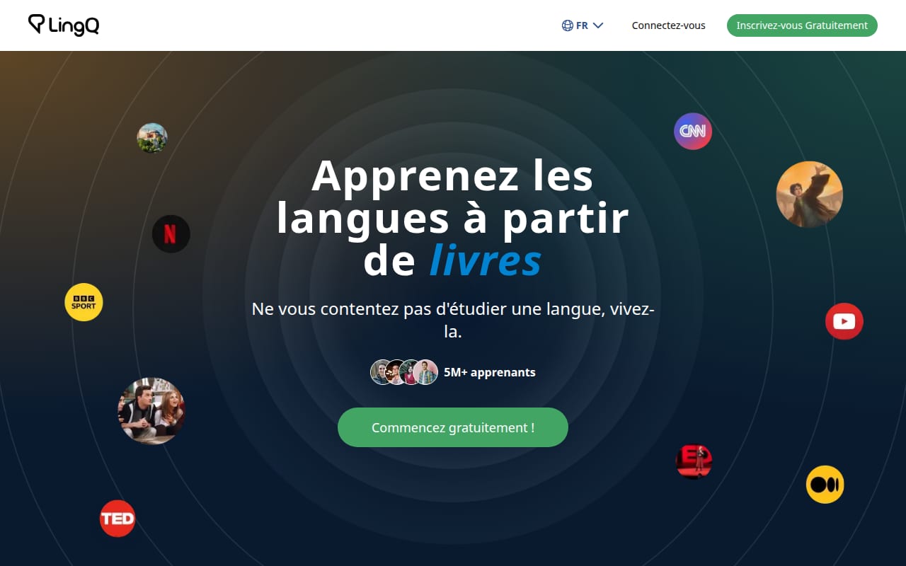 Capture d’écran de LingQ (1 sur 4)