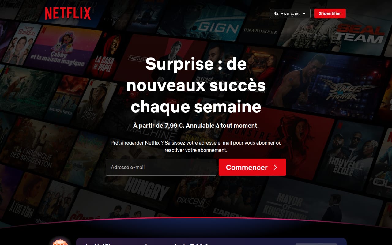 Capture d’écran de Netflix (1 sur 4)