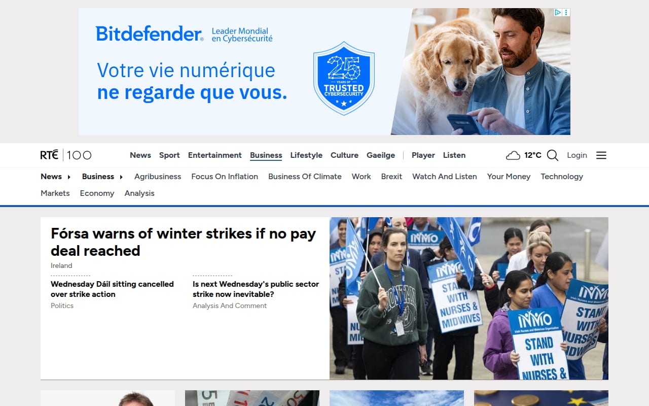 Capture d’écran de RTÉ Radio 1 (4 sur 4)