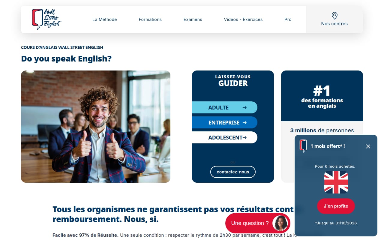 Capture d’écran de Wall Street English (1 sur 4)